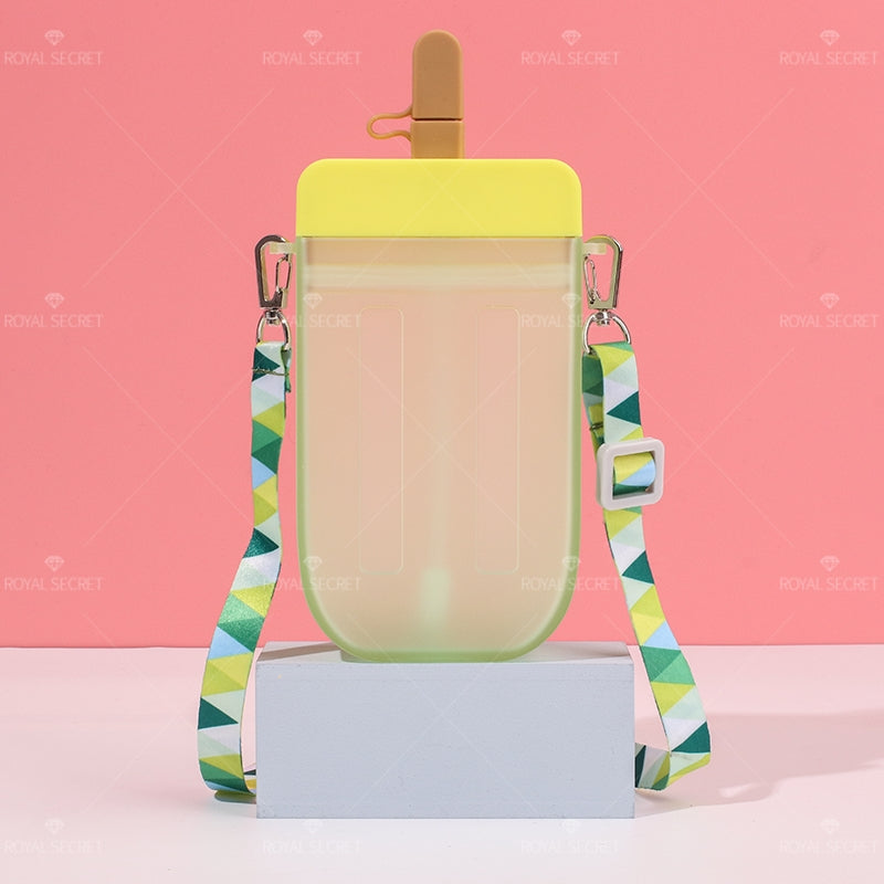 300 ML Botella De Agua De Paleta De Hielo Con Tirantes Ajustables(Personalización) - HOLY BOOK