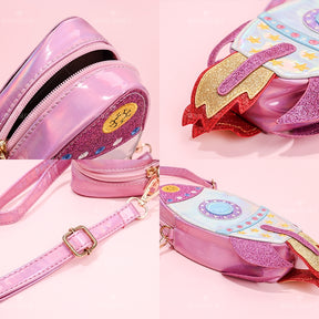 Rocket shapes una bolsa de hombro lady messenger bolsa de moda （Mayoreo）