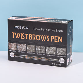 2 En 1 Lápiz Para Cejas Y Cepillo Para Cejas(Personalización) - HOLY BOOK