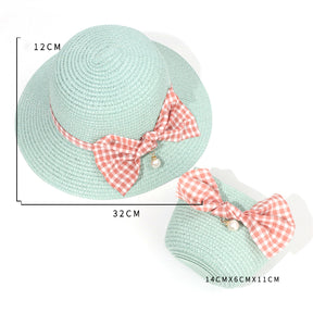 Sombrero De Paja Lazo + Bolso Peque?o (300 Piezas)(Personalización) - HOLY BOOK