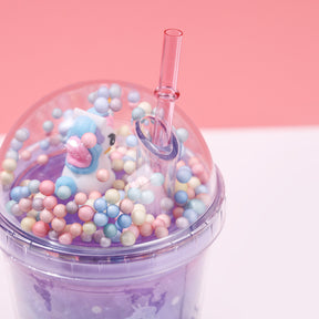 450ML Vaso Termo Unicornio LED Con Pajita (Personalización) - HOLY BOOK