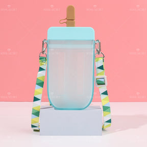 300 ML Botella De Agua De Paleta De Hielo Con Tirantes Ajustables(Personalización) - HOLY BOOK