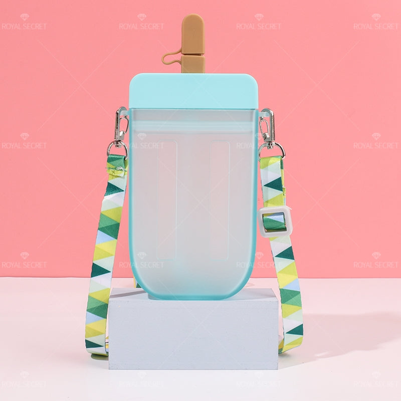 300 ML Botella De Agua De Paleta De Hielo Con Tirantes Ajustables(Personalización) - HOLY BOOK