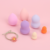 6 PCS Embotellado Esponja De Maquillaje En Forma De Gota De Agua Esponja Maquillaje Huevo (Personalizado)