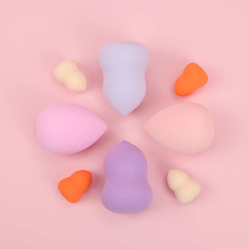 6 PCS Embotellado Esponja De Maquillaje En Forma De Gota De Agua Esponja Maquillaje Huevo (Personalizado)