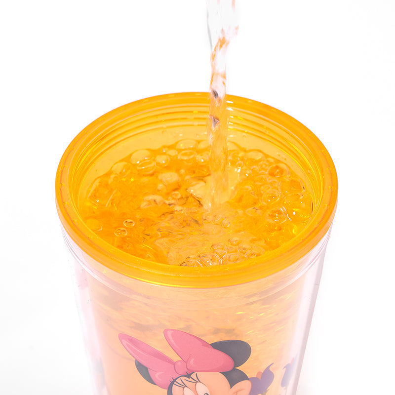 Vaso Frío LED Mickey Mouse Con Pajita 450ML (60 Pieces) - HOLY BOOK
