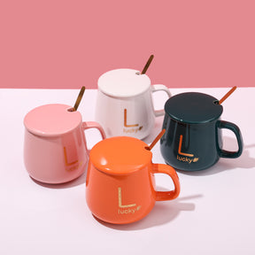 300ml Taza de café con calefacción inteligente con tapa y cuchara (30 Pieces)(Personalización) - HOLY BOOK