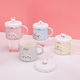 480 ml Animal Avatar Taza De Cerámica Con Tapa(Personalización) - HOLY BOOK