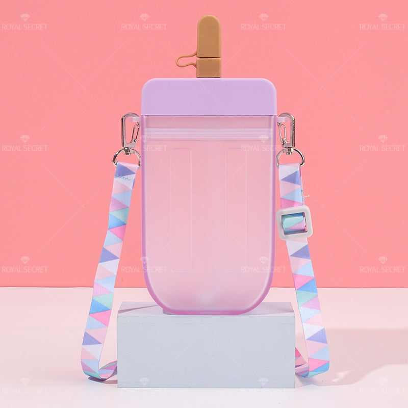 300 ML Botella De Agua De Paleta De Hielo Con Tirantes Ajustables(Personalización) - HOLY BOOK