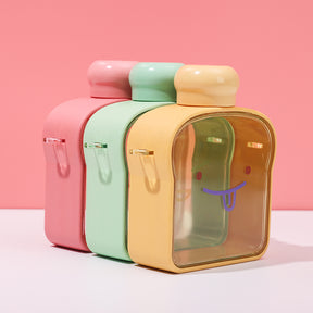 380 ml Taza de tostadas con botella de agua peque?a con emoji - HOLY BOOK