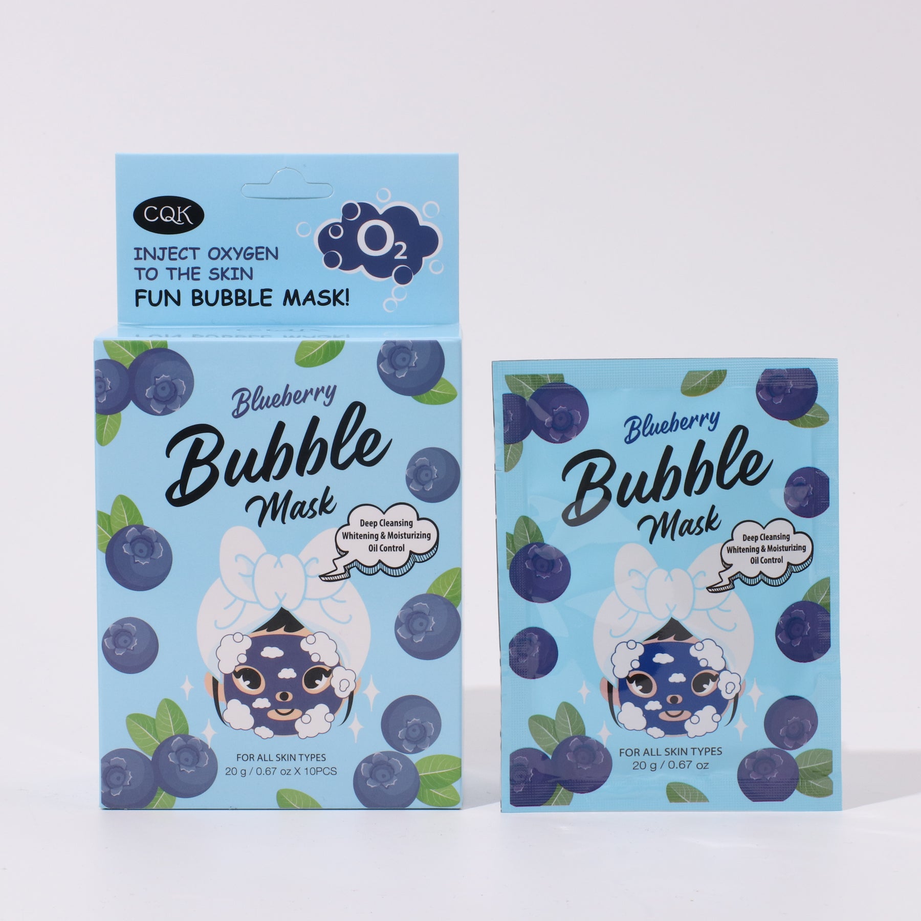 Burbuja De Arándanos Mascarilla (Personalizado)