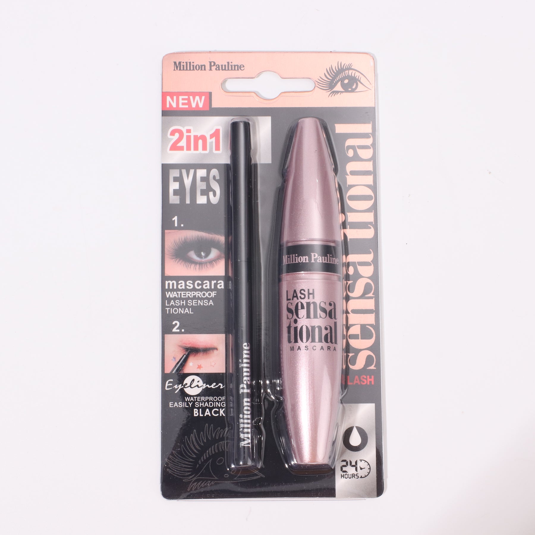 Delineador De Ojos Y Máscara De Pesta?as 2 En 1 Set (Personalizado)