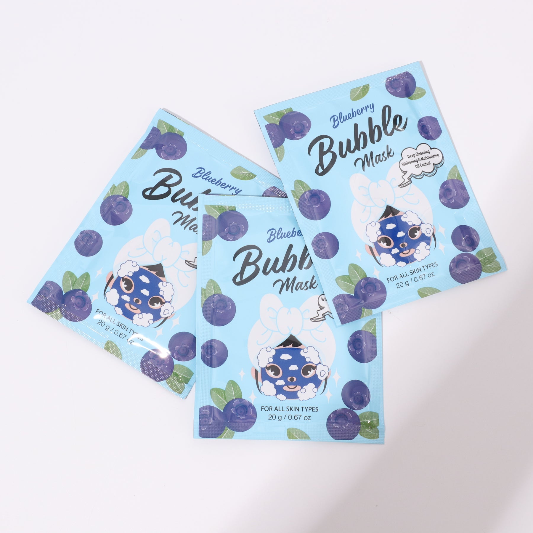 Burbuja De Arándanos Mascarilla (Personalizado)