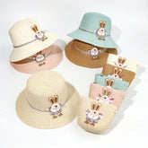 Sombrero De Paja Decorativo Conejo + Bolso Peque?o (300 Piezas)(Personalización) - HOLY BOOK
