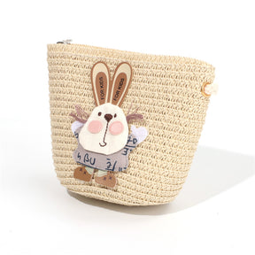 Sombrero De Paja Decorativo Conejo + Bolso Peque?o (300 Piezas)(Personalización) - HOLY BOOK