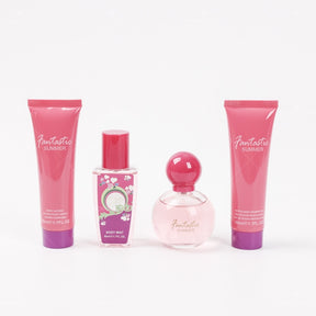 Conjunto de 4 piezas para mujer Gel de ducha + Loción corporal + Spray corporal + Perfume (Personalizado)