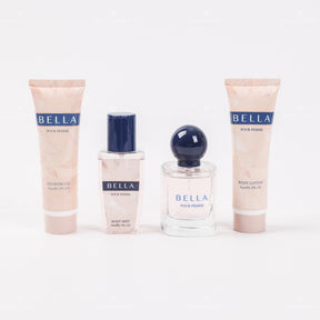 Conjunto de 4 piezas para mujer Gel de ducha + Loción corporal + Spray corporal + Perfume (Personalizado)