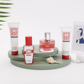 Conjunto de 4 piezas para mujer Gel de ducha + Loción corporal + Spray corporal + Perfume（Mayoreo）