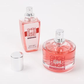 Conjunto de 4 piezas para mujer Gel de ducha + Loción corporal + Spray corporal + Perfume（Mayoreo）