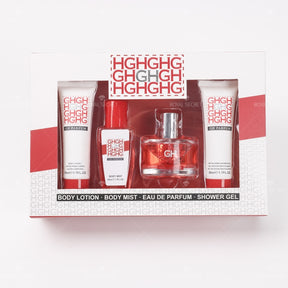Conjunto de 4 piezas para mujer Gel de ducha + Loción corporal + Spray corporal + Perfume（Mayoreo）