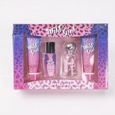 Conjunto de 4 piezas para mujer Gel de ducha + Loción corporal + Spray corporal + Perfume（Mayoreo）