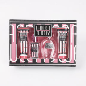 Conjunto de 4 piezas para mujer Gel de ducha + Loción corporal + Spray corporal + Perfume (Personalizado)