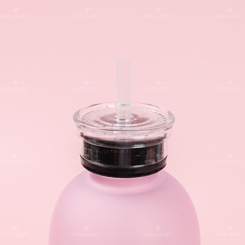 1000 ML Botella De Agua De Oso Gordo Degradado Con Pajita Y Pegatina (Personalizado)