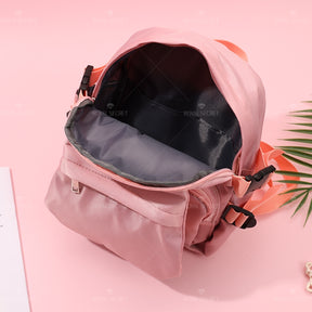 Mochila Para Ni?os De Gran Capacidad Mochila De Color Sólido Para Estudiantess（Mayoreo）