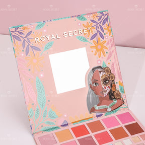 Royal Secret 89 Colores Serie Princesa Paleta De Sombras De Ojos Con Espejo（Mayoreo）