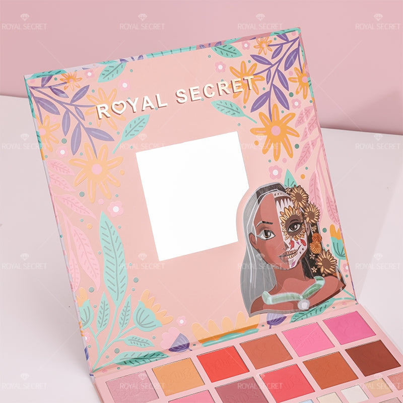 Royal Secret 89 Colores Serie Princesa Paleta De Sombras De Ojos Con Espejo（Mayoreo）