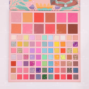 Royal Secret 89 Colores Serie Princesa Paleta De Sombras De Ojos Con Espejo（Mayoreo）