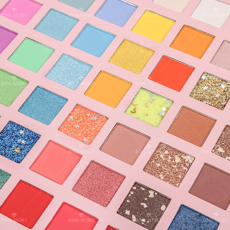 Royal Secret 89 Colores Serie Princesa Paleta De Sombras De Ojos Con Espejo（Mayoreo）