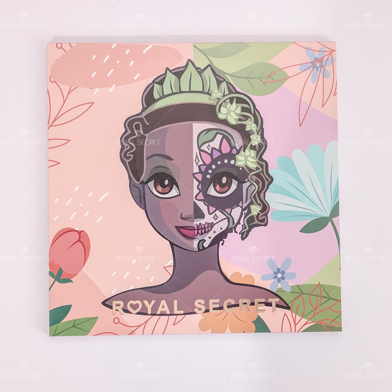 Royal Secret 89 Colores Serie Princesa Paleta De Sombras De Ojos Con Espejo（Mayoreo）