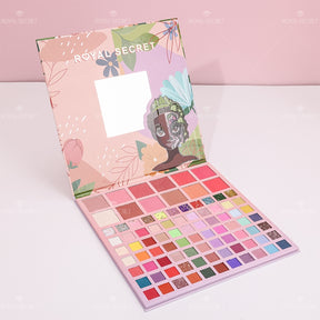Royal Secret 89 Colores Serie Princesa Paleta De Sombras De Ojos Con Espejo（Mayoreo）