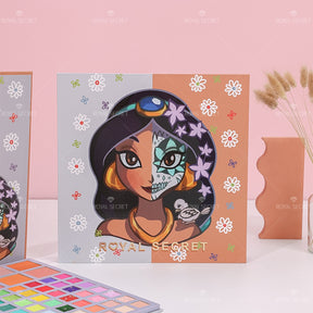 Royal Secret 89 Colores Serie Princesa Paleta De Sombras De Ojos Con Espejo（Mayoreo）