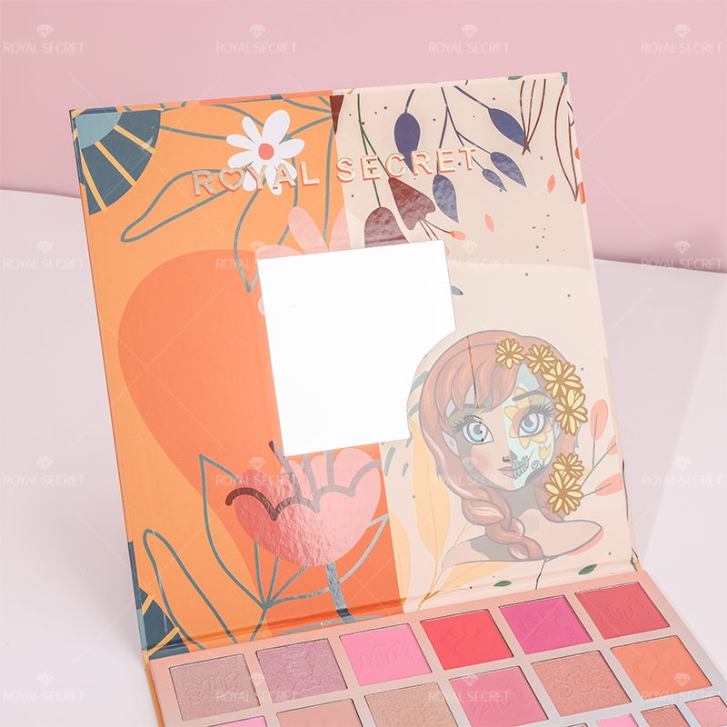 Royal Secret 89 Colores Serie Princesa Paleta De Sombras De Ojos Con Espejo（Mayoreo）