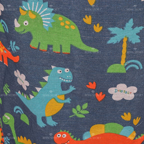 Dibujos Animados Dinosaurios Patrón Portátil Plegable Cesta De Lavandería (Personalizado)