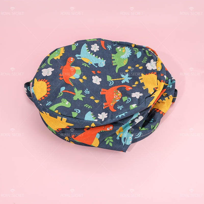 Dibujos Animados Dinosaurios Patrón Portátil Plegable Cesta De Lavandería (Personalizado)