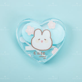 Estuche De Lentes De Contacto De Forma De Corazón (Personalización) - HOLY BOOK