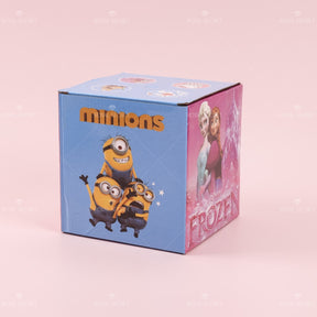 Lindo Caja De Almuerzo De Dibujos Animados Fiambrera De Comida De 2 Niveles Lunch Box Ni?o Portátil Lonchera(Personalizado)