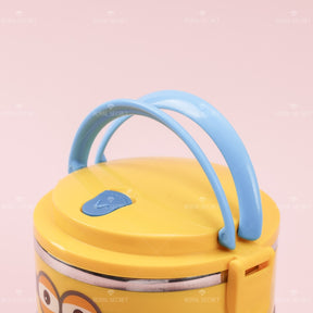 Lindo Caja De Almuerzo De Dibujos Animados Fiambrera De Comida De 2 Niveles Lunch Box Ni?o Portátil Lonchera(Personalizado)