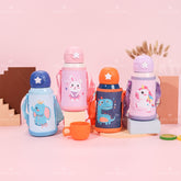 500 ML Ni?os Dibujos Animados Animal Thermos Cup Acero Inoxidable Botella De Agua (Personalizado)
