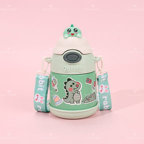 500 ML Ni?os Dibujos Animados Animal Thermos Cup Acero Inoxidable Botella De Agua (Personalizado)