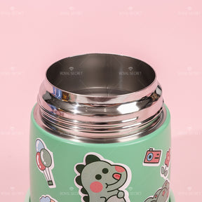 500 ML Ni?os Dibujos Animados Animal Thermos Cup Acero Inoxidable Botella De Agua (Personalizado)