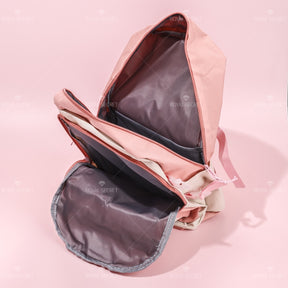 Mochila de estudiante de gran capacidad Patchwork mochila backpack (Personalizado)