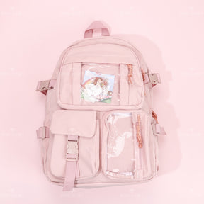 Mochila de gran capacidad para estudiantes Patchwork mochila Cartoon backpack (Personalizado)