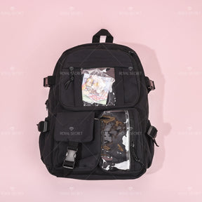 Mochila de gran capacidad para estudiantes Patchwork mochila Cartoon backpack (Personalizado)