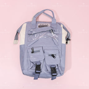 Mochila escolar set de 5 piezas Mochila de estudiante de color sólido (Personalizado)
