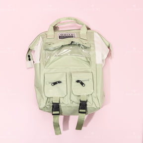 Mochila escolar set de 5 piezas Mochila de estudiante de color sólido (Personalizado)
