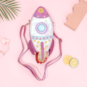 Rocket shapes una bolsa de hombro lady messenger bolsa de moda （Mayoreo）